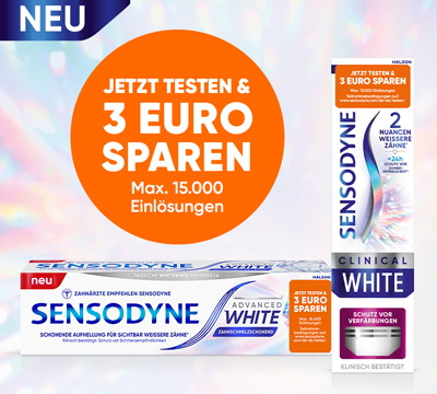 Aktionsbild von Sensodyne Advance White